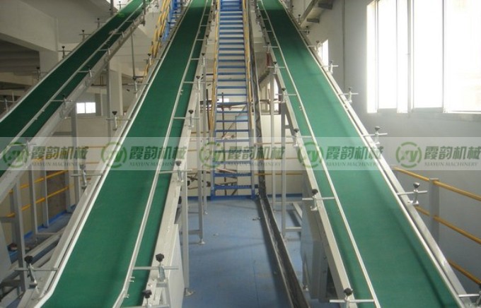 爬坡皮带输送机11